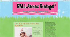 Desktop Screenshot of bellaliciousboutique.blogspot.com