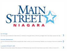 Tablet Screenshot of mainstreetniagara.blogspot.com