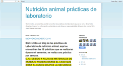 Desktop Screenshot of nutricionanimalpracticas.blogspot.com