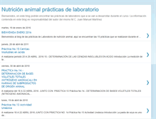 Tablet Screenshot of nutricionanimalpracticas.blogspot.com