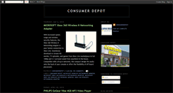 Desktop Screenshot of consumer-depot.blogspot.com