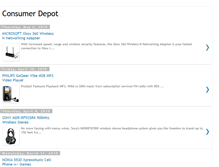 Tablet Screenshot of consumer-depot.blogspot.com