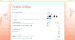 Desktop Screenshot of frases-diarias.blogspot.com