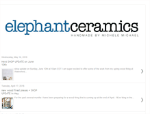 Tablet Screenshot of elephantceramics.blogspot.com