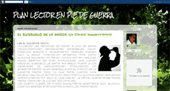 Desktop Screenshot of enpiedeguerraplanlector.blogspot.com