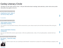 Tablet Screenshot of conleyliterarycircle.blogspot.com