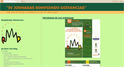 Desktop Screenshot of jornadasrompiendodistancias4.blogspot.com