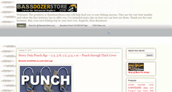 Desktop Screenshot of bassdozerstore.blogspot.com