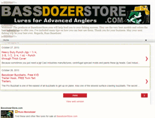 Tablet Screenshot of bassdozerstore.blogspot.com