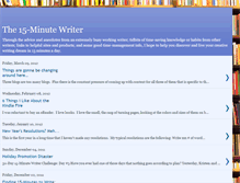 Tablet Screenshot of 15minutewriter.blogspot.com