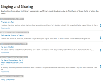Tablet Screenshot of primarysingingandsharing.blogspot.com