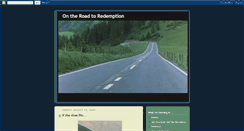 Desktop Screenshot of ontheroadtoredemption.blogspot.com