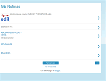 Tablet Screenshot of genoticias.blogspot.com