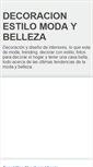Mobile Screenshot of decoracionyestilo.blogspot.com