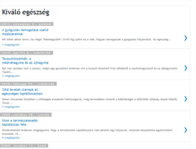 Tablet Screenshot of kivalo-egeszseg.blogspot.com