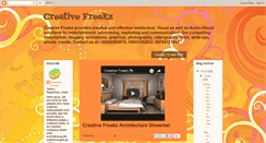 Desktop Screenshot of freakzcreative.blogspot.com