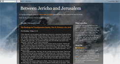 Desktop Screenshot of betweenjerichoandjerusalem.blogspot.com