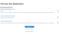 Tablet Screenshot of nirvana-year-bookmarks.blogspot.com