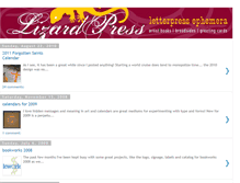 Tablet Screenshot of lizardpress.blogspot.com