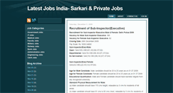 Desktop Screenshot of latestjob-india.blogspot.com