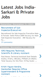 Mobile Screenshot of latestjob-india.blogspot.com