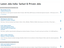 Tablet Screenshot of latestjob-india.blogspot.com