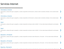 Tablet Screenshot of internetservicios.blogspot.com