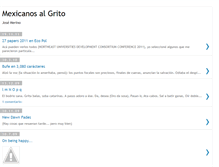Tablet Screenshot of mexicanosalgrito.blogspot.com