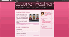 Desktop Screenshot of colunafashion.blogspot.com