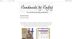 Desktop Screenshot of handmadehayley.blogspot.com