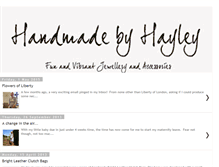 Tablet Screenshot of handmadehayley.blogspot.com