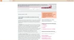 Desktop Screenshot of informacionempresarial.blogspot.com