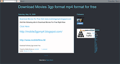 Desktop Screenshot of mobile3gpmovies.blogspot.com