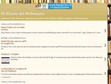 Tablet Screenshot of elrincondelwebmaster.blogspot.com