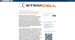 Desktop Screenshot of intlstemcell.blogspot.com