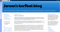 Desktop Screenshot of korfbalblog.blogspot.com