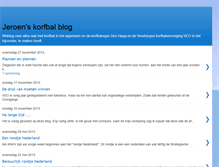 Tablet Screenshot of korfbalblog.blogspot.com