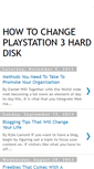 Mobile Screenshot of howtochangeps3hdd.blogspot.com