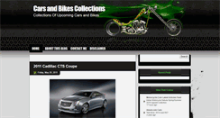 Desktop Screenshot of cars-bikes-collections.blogspot.com