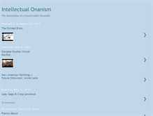 Tablet Screenshot of intellectualonanism.blogspot.com