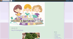 Desktop Screenshot of needlesandfriendsquilt.blogspot.com