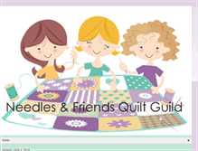 Tablet Screenshot of needlesandfriendsquilt.blogspot.com