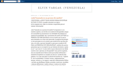 Desktop Screenshot of elvinvargasvenezuela.blogspot.com