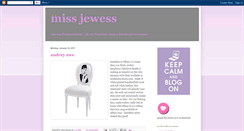 Desktop Screenshot of missjewess.blogspot.com