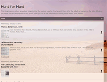 Tablet Screenshot of hunt4hunt.blogspot.com