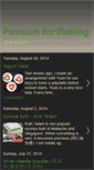 Mobile Screenshot of passion-of-baking.blogspot.com