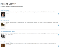 Tablet Screenshot of historicdenver.blogspot.com