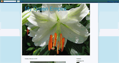 Desktop Screenshot of mygreenempire.blogspot.com