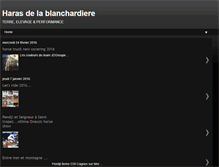 Tablet Screenshot of harasdelablanchardiere.blogspot.com