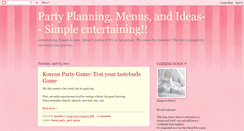 Desktop Screenshot of partyplanningmenus.blogspot.com